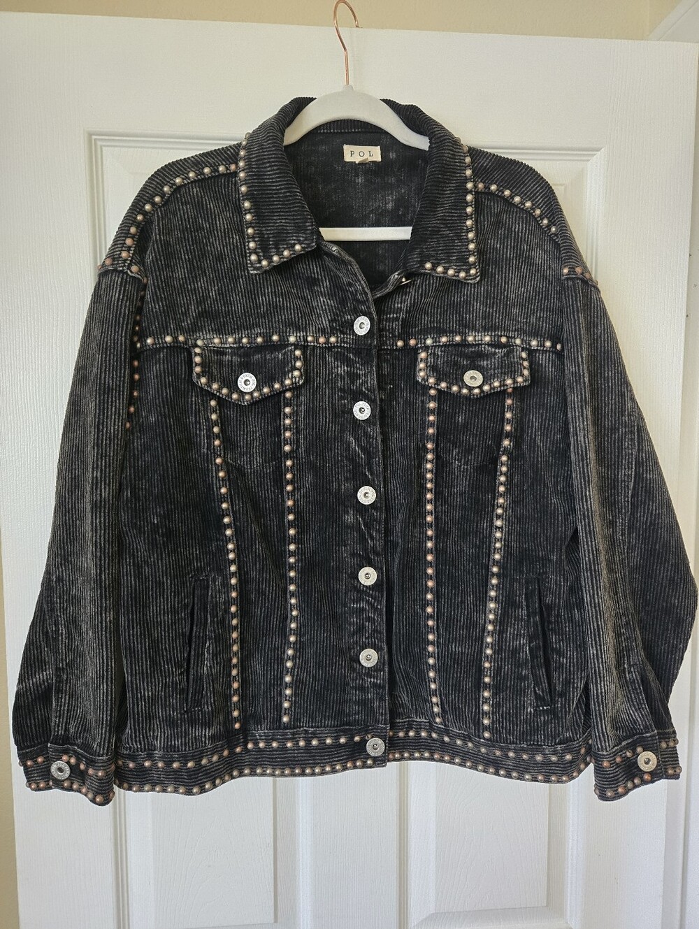 POL Studded Corduroy Jacket, S - Picture 2 of 14